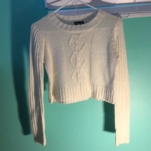 Sweater crop top